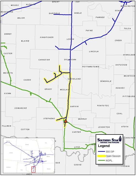 Southern Star Announces an Open Season for the Southeast Expansion to NGPL