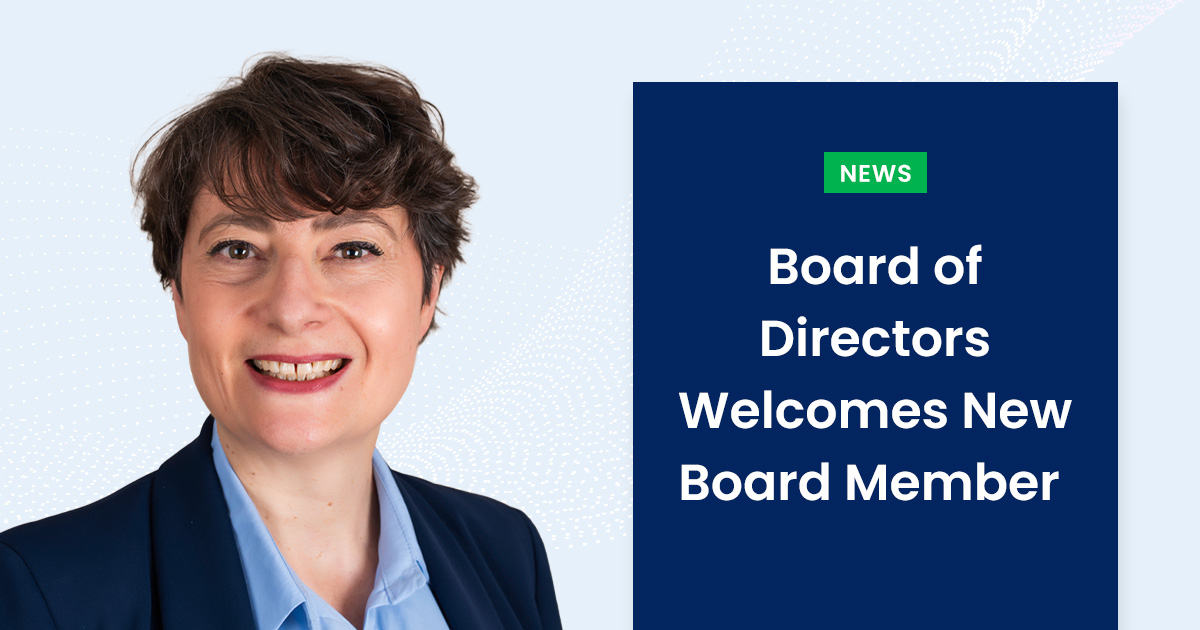 Board of Directors Welcomes New Board Member 