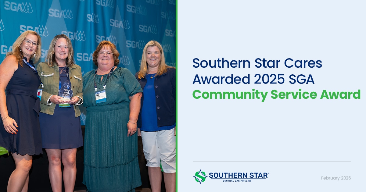 Southern Star Cares awarded 2025 SGA Community Service Award 